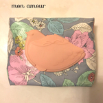 鳥さんビタット✳︎花柄おしりふきポーチ✳︎PK