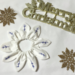 【ホワイト】葉っぱスタイ＊クリスマスVer.＊