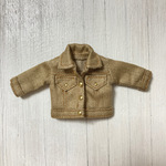 オビツ11サイズ服＊デニムジャケット＊ベージュ