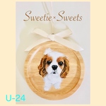 【送料無料】U-24🐾通年使えるワンちゃんオーナメント/キャバリア