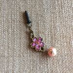 イヤホンジャックアクセサリー＊和風の桜AG