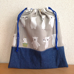 しろくまさんのお着替え袋