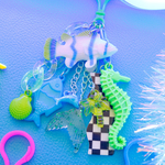 熱帯魚キーホルダー(ライトグリーン×ライトブルー)