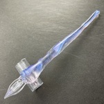 淡い青と紫のガラスペン（3）