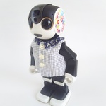 ロボホン　くろこうしがらぼたんしろN