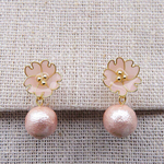 【受注製作】小さな桜の春色ピアス