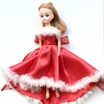 クリスマスドレス　リカちゃん　ブライス　受注後製作　　ドール服　着せ替え人形　
