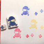 トコトコ走る！女の子のはんこ