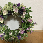 寄せ植えリース　クリスマス　ギャザリング