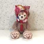 犬用❤︎顔出しシリーズ❤︎羽子板❤︎赤色B