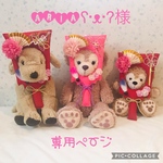 ARIAʕ•ᴥ•ʔ様専用ページ❤︎犬用❤︎顔出しシリーズ❤︎羽子板❤︎赤色