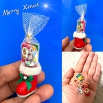 🧑‍🎄【受注製作】①ミニチュアクリスマスブーツ（高さ約7センチ）