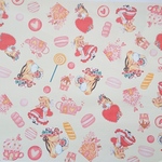 「Happy sweets time heart girl」デザインペーパー