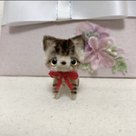 キジトラ 猫ちゃん　モールアート　モールベア 