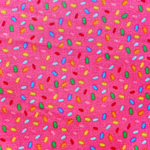USAファブリック　Rainbowfruit Lets Chill Hotpink