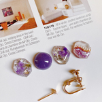 レジンアクセサリー　ピアス✴︎イヤリング