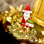 クリスマスオブジェ★サンタの森のクリスマス♪