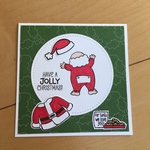 後ろ姿が可愛い　クリスマスカード