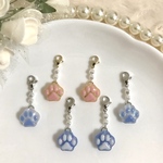 猫の肉球マスクチャーム🐾໊ マスクチャーム マスクアクセサリー 猫 肉球 レジン 可愛い プレゼント ギフト