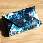 [革の水彩画 : 蒼白] Envelope Card Case