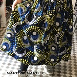 アフリカンスカート　ふんわりスカート　ギャザースカート　レディーススカート　アフリカンファブリック　アフリカ布