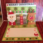 クリスマスカード ポップアップカード手作り 保育