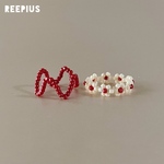 #47 snake (red) / ビーズリング