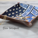 Blue Bouquet レザートレイ