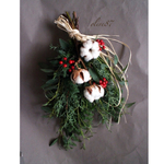 コットンクリスマススワッグ(フレッシュ)