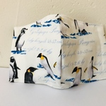 再販🐧　ペンギン柄のマスク🐧☆ 子どものマスク♡ 可愛い柄で嬉しくなっちゃうマスク　☆幼児キッズマスク☆ 小さい子〜小学校低学年まで　立体マスク　ペンギンさん柄　オーダーメイド