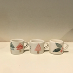 陶器のクリスマスオーナメント　3個セット