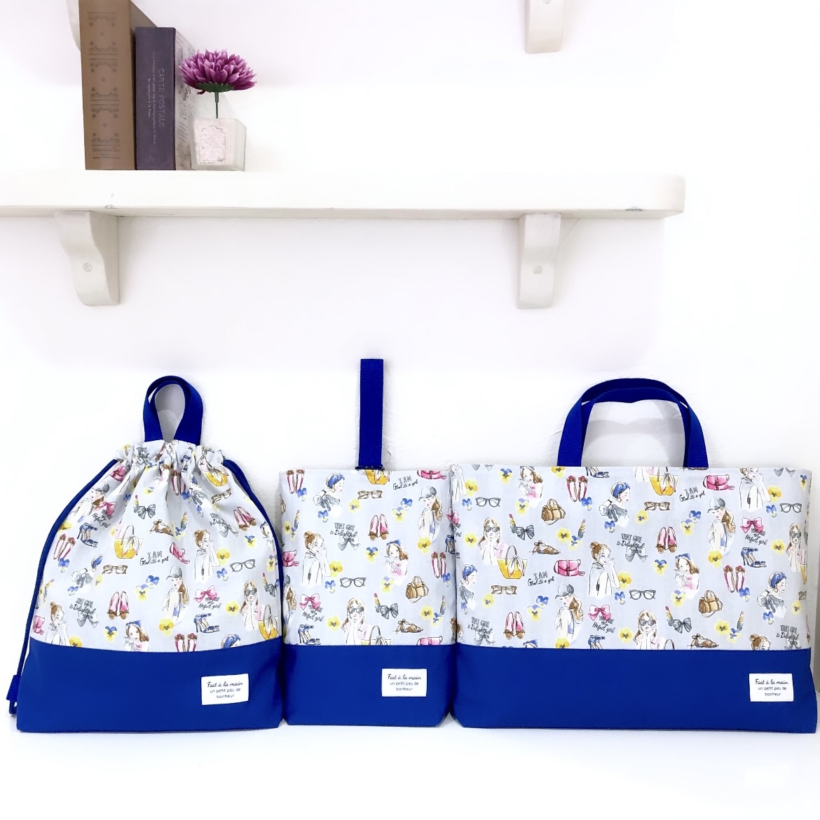 ♡ 在庫セール✳︎ ♡入園入学セット　ハンドメイド　レッスンバッグ レッスンバッグセットの人気通販 | minne byGMOペパボ 国内最大