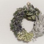 小さな森のグリーングラデーションリース