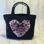 flower heartミニトートバック