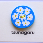 お花のボタン