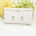 金属アレルギーの方に★サージカルステンレスを使用したお肌に優しいピアス キラキラハートジルコニア 3色から選べます