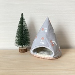 まめちゃん専用💗ハムスターのあったかテント⛺チェリー柄🍒