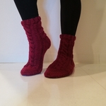 手編み靴下　🧦寒い日々に必！✨