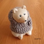 POLAR BEAR • しろくま貯金箱　　* フード付きポンチョ　col. marble
