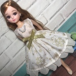 リカちゃん服ハンドメイド　〜ホワイトクリスマス〜