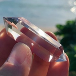 ダブルターミネーテッド（両剣水晶）/ シングルポイント（単結晶）(Single Point) ◆高透明度◆六角柱◆S00070 クォーツ クリスタル パワーストーン　