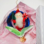 クリスマスオーナメント＊輪っかのモールサンタ②＊Sサイズ（12/1～順次発送）
