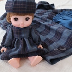 【送料無料】レミンちゃん・ソランちゃん　ワンピース・かぼちゃパンツ・ベレー帽３点セット
