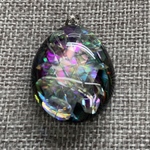 虹のたまご ブラック ペンダント　BK037