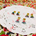 三角パールピアス＊.