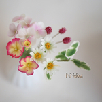 摘んできた本物の小花のようなクレイフラワー✿NO3-10