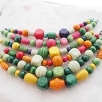 <普通郵便送料無料！> ウッドビーズの羽織紐