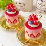 いちごムースケーキメモスタンド
