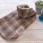 犬服　SS  スコットチェック　ベージュ　コート