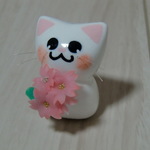送料無料♪　サクラサクにゃんこ♪